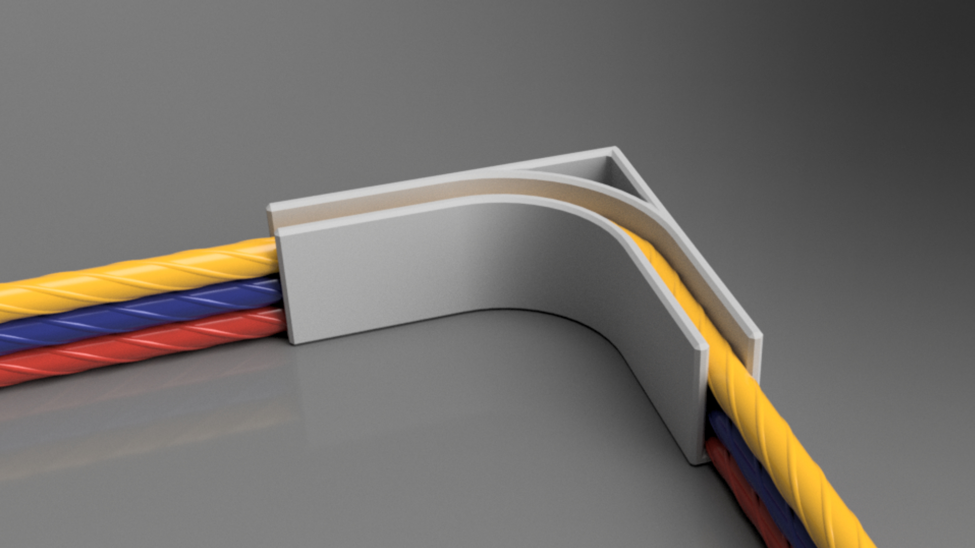 Parametric corner cable holder (90degrees)