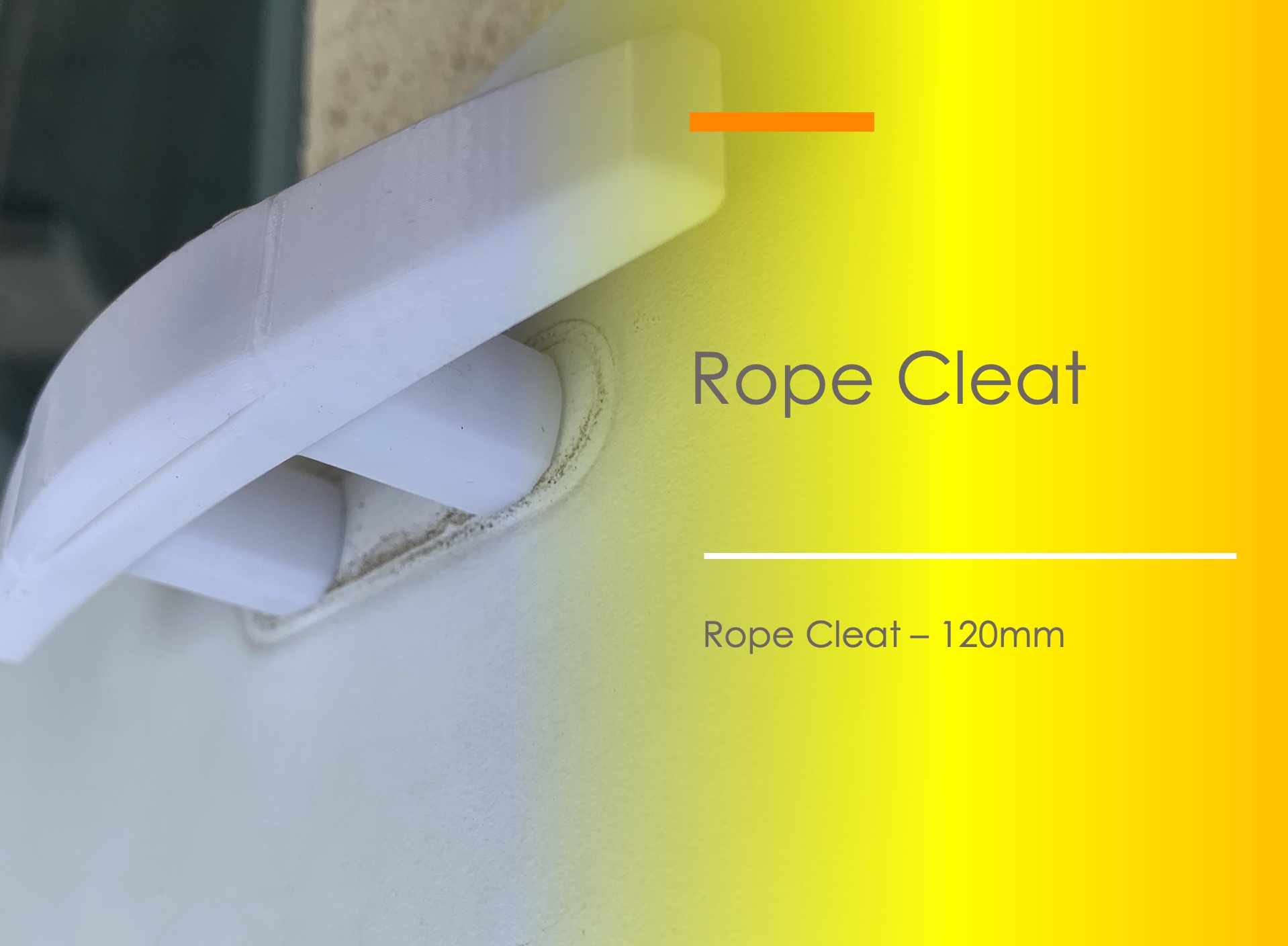 Rope Clamp Lean Design - Invisible Screws