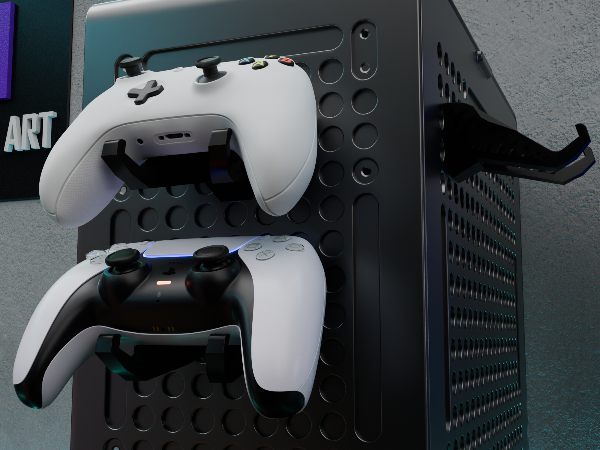 Controller holder for Qube 540 Case