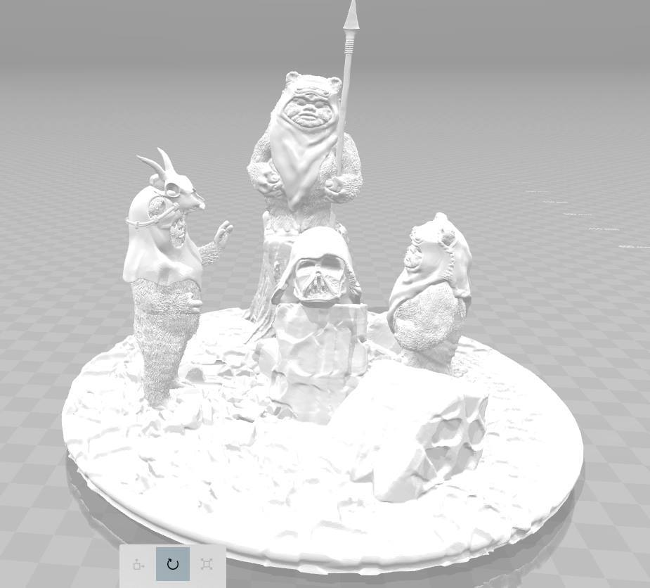 Ewok Diorama