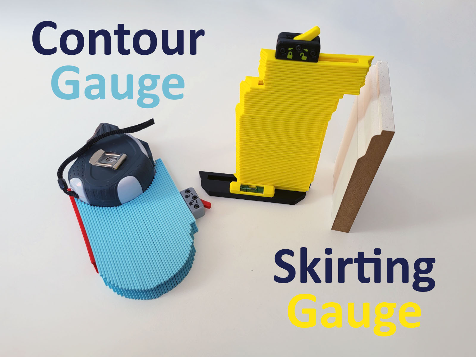 Lockable Contour & Skirting Board Scribing Gauge