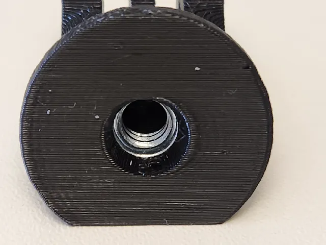 GoPro Tripod Mount w/ 1/4" HexNut Pocket Hole + Insert Nut