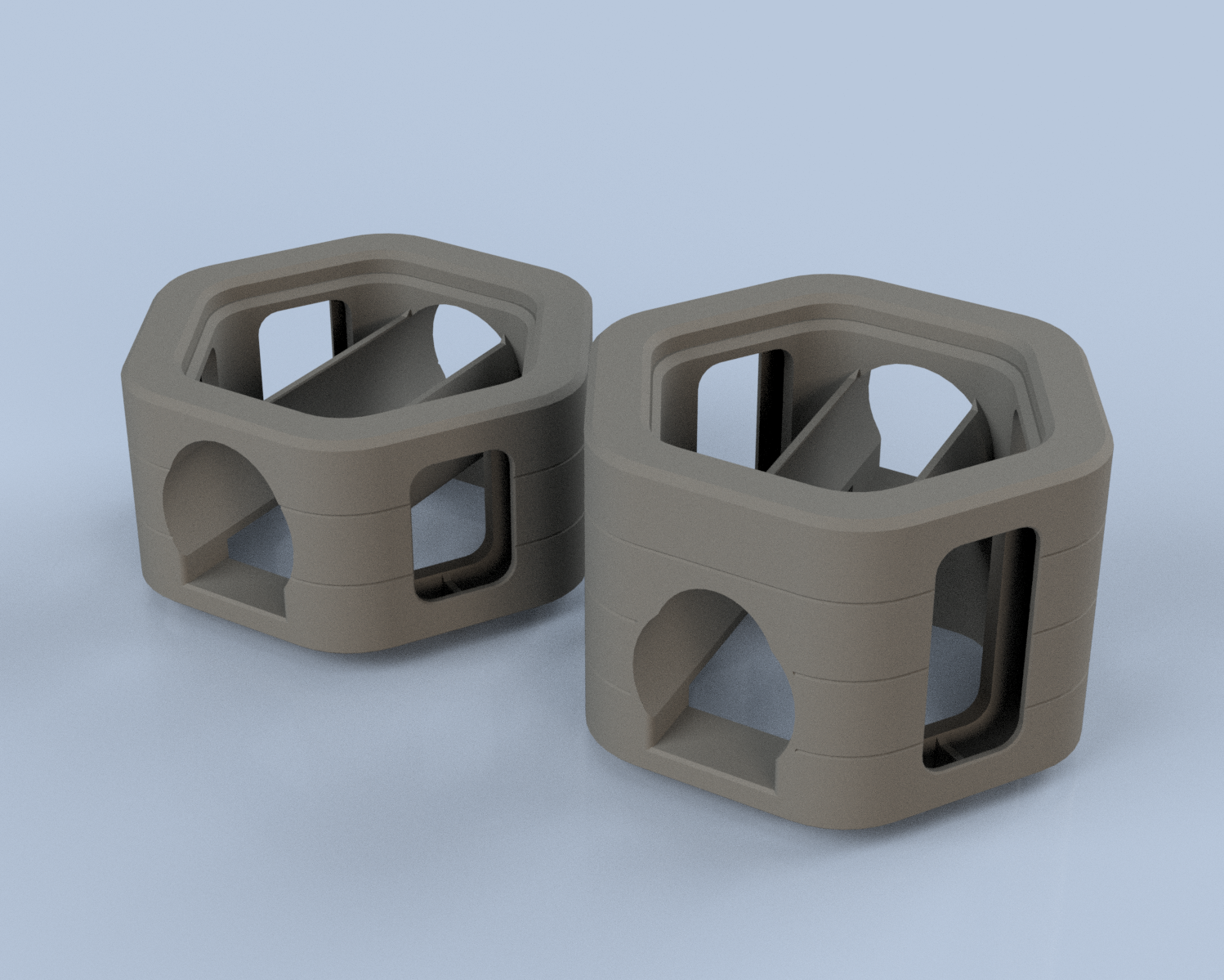GraviTrax Junior Tunnels (Straight & Slope) 3D model