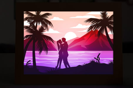 beach lightbox