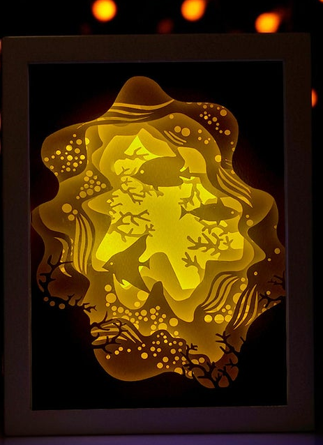 ocean lightbox