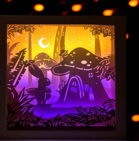 Rabbit's house lightbox
