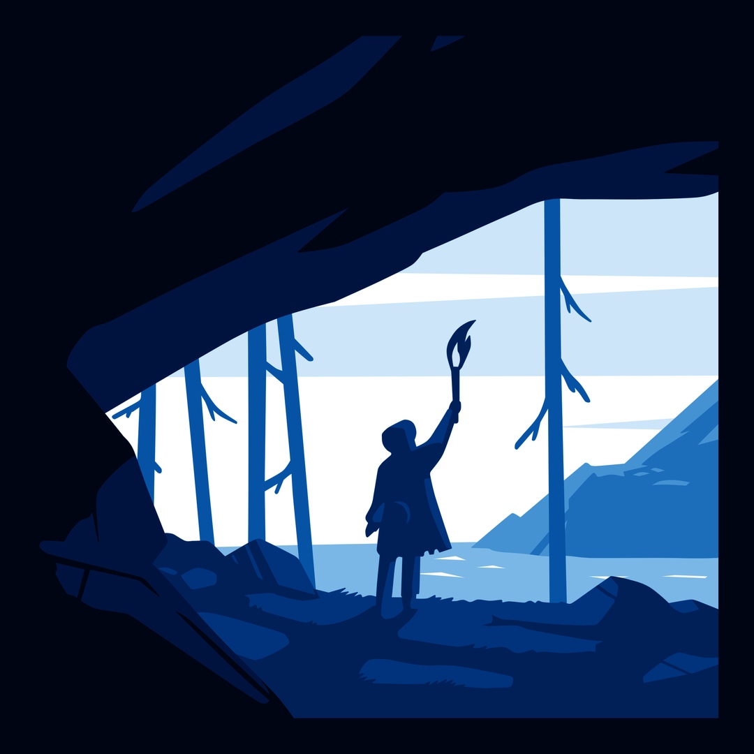 cave exploration lightbox