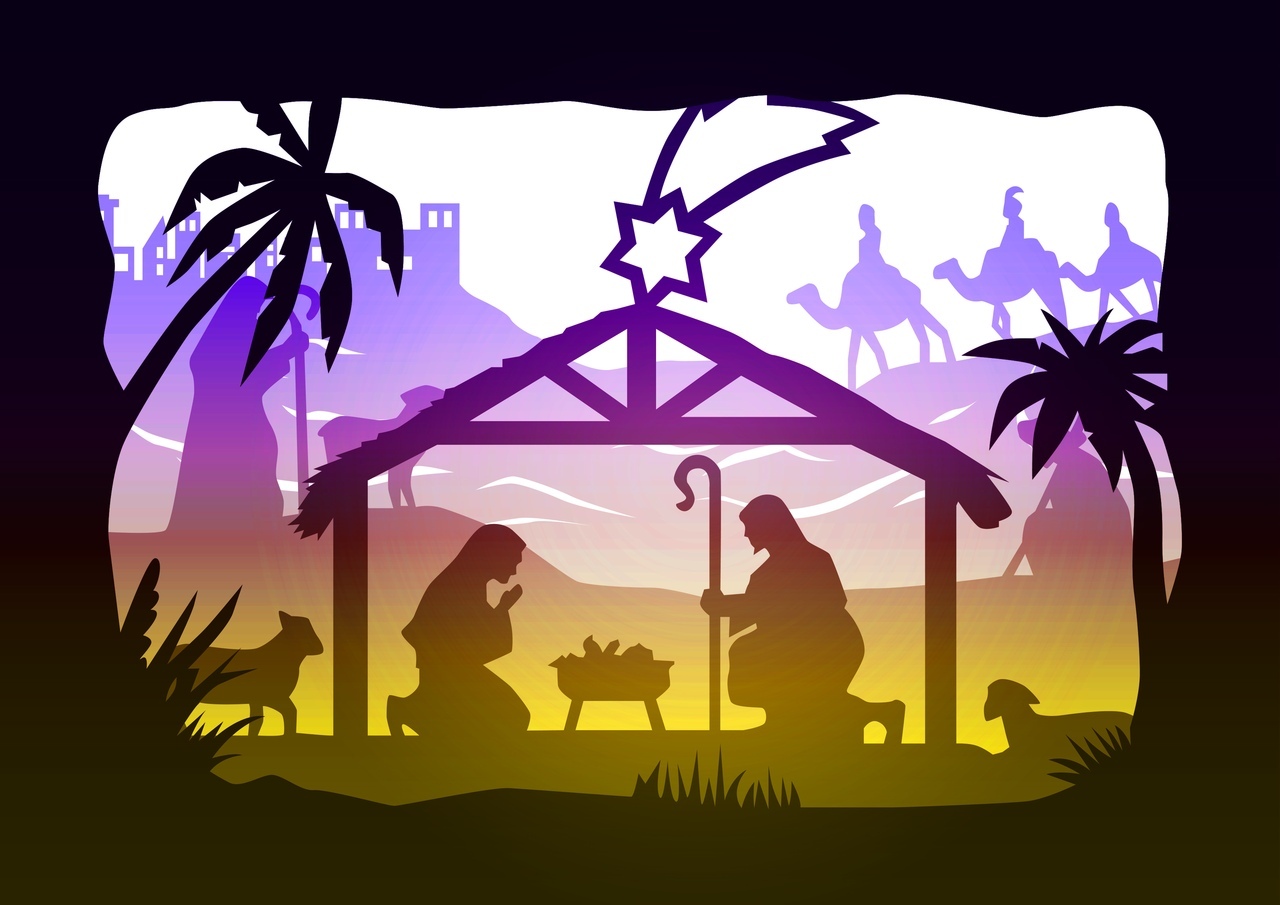 Birth of Jesus lightbox