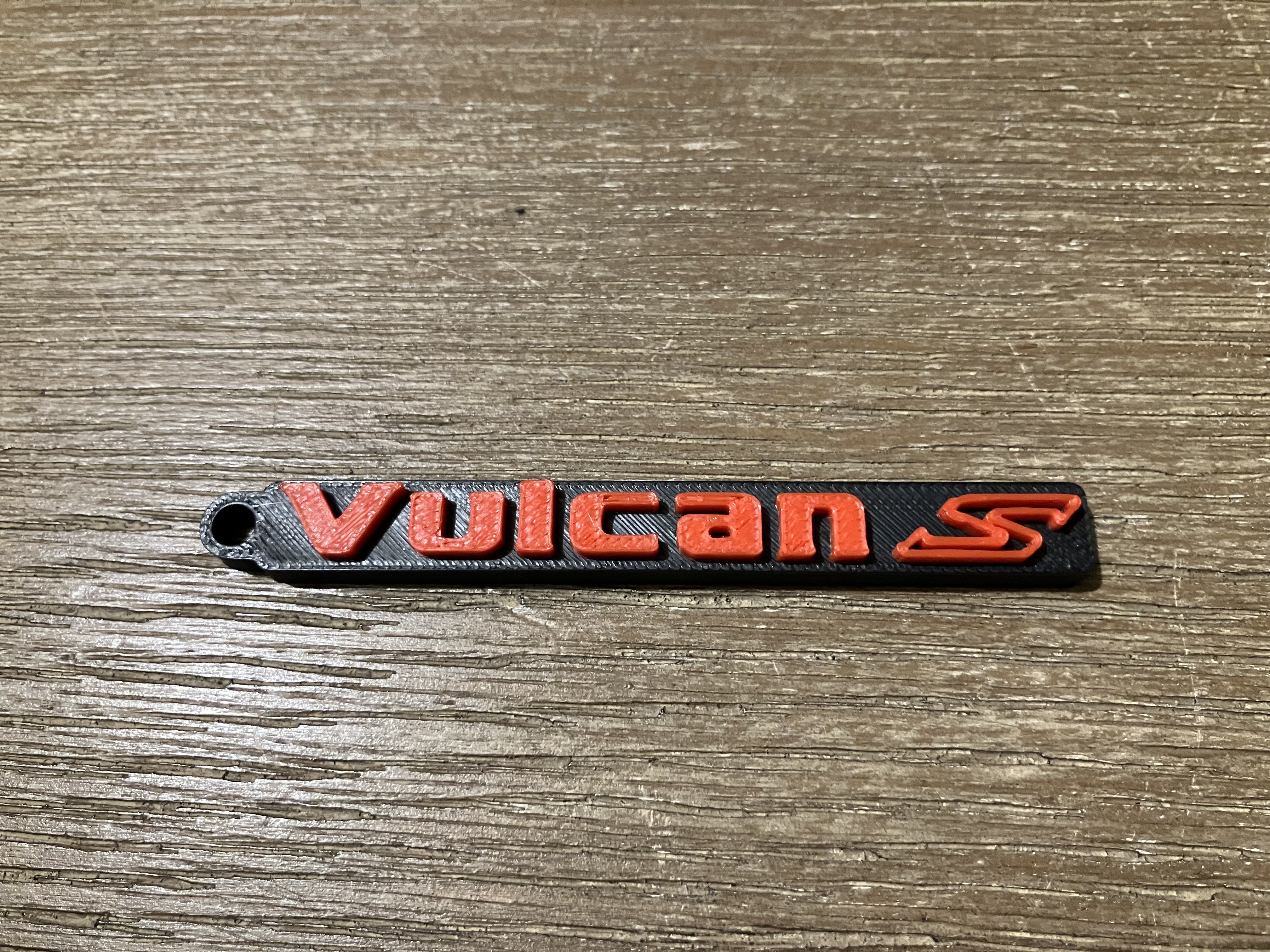 Vulcan S Keychain