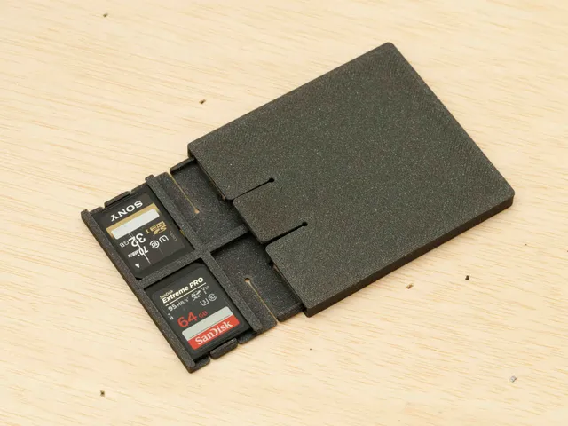 Secure Flat SD Card Holder