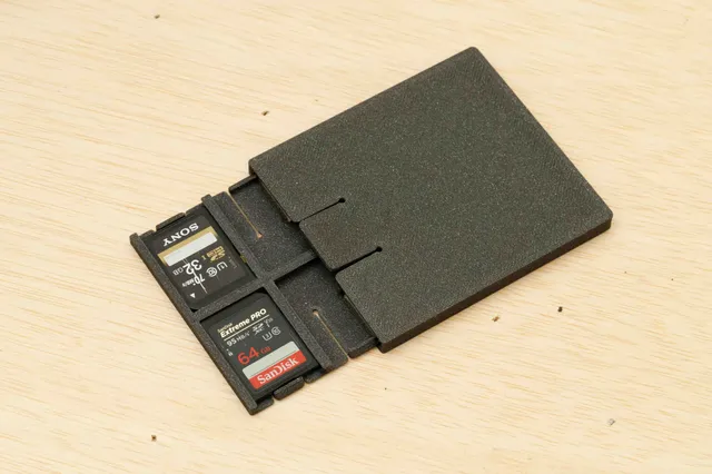 Secure Flat SD Card Holder