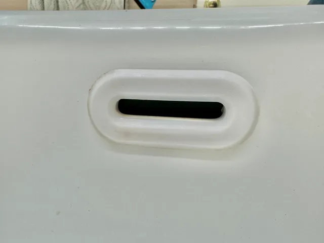 Bathroom Kitchen Overflow Cover Oval Sink Hole Cover