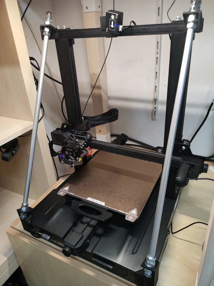 Stabilizer Mounts for Ender 3 S1 Pro by Jeffry Sleddens | Download