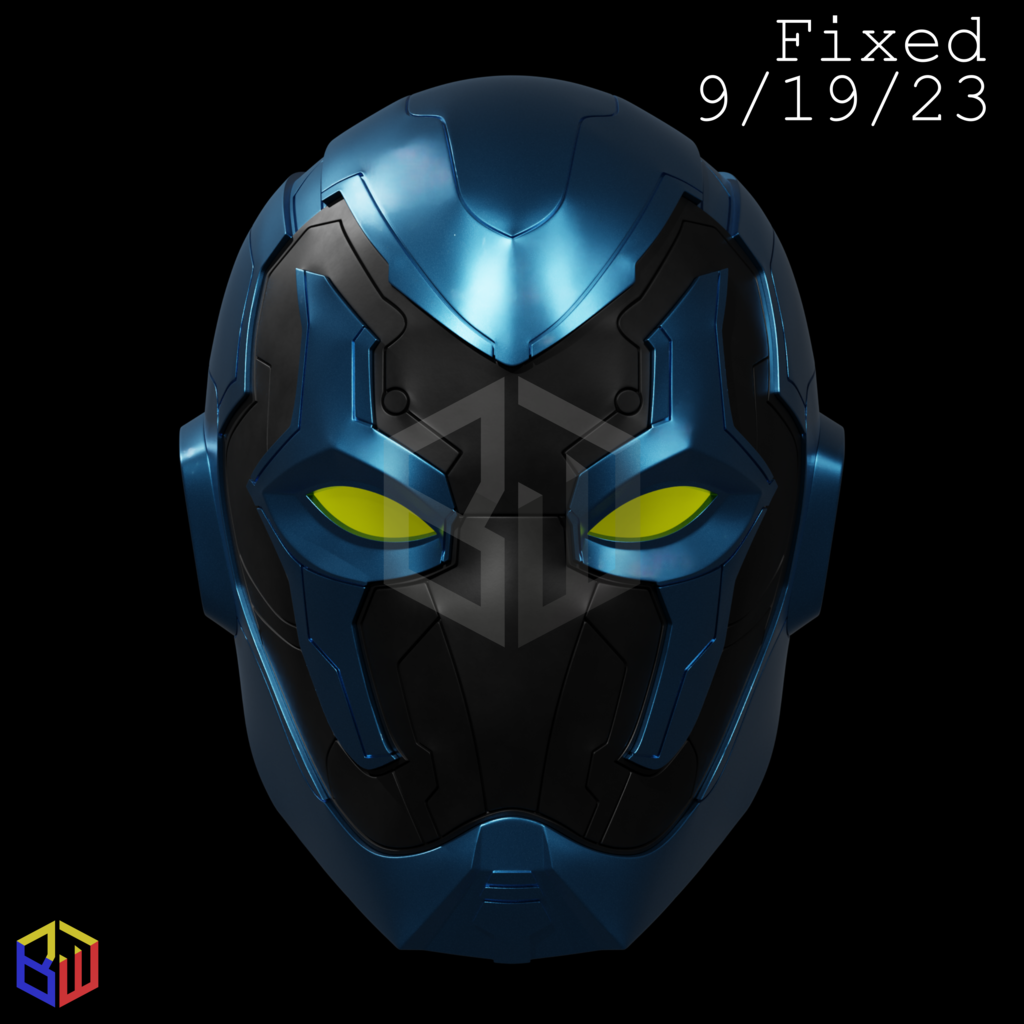 Blue Beetle Movie Helmet (Fixed) 9/19/23