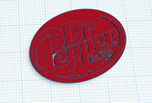 Dr pepper croc charm