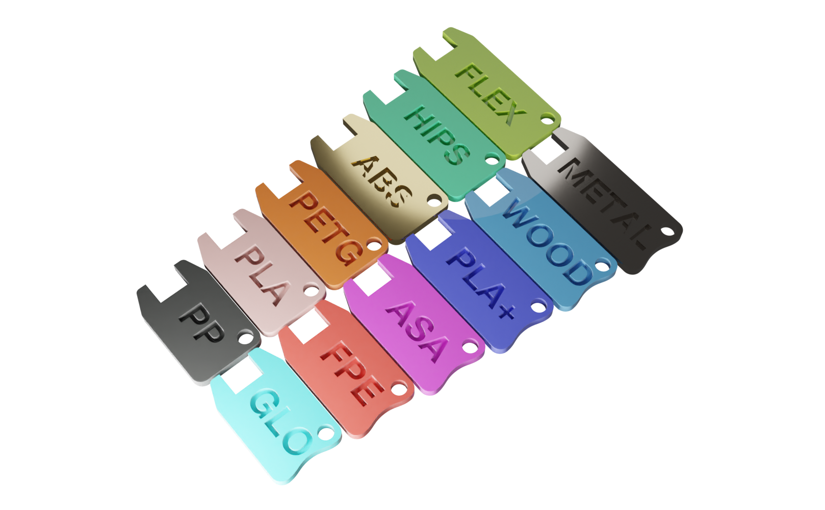 Filament Swatch Clips