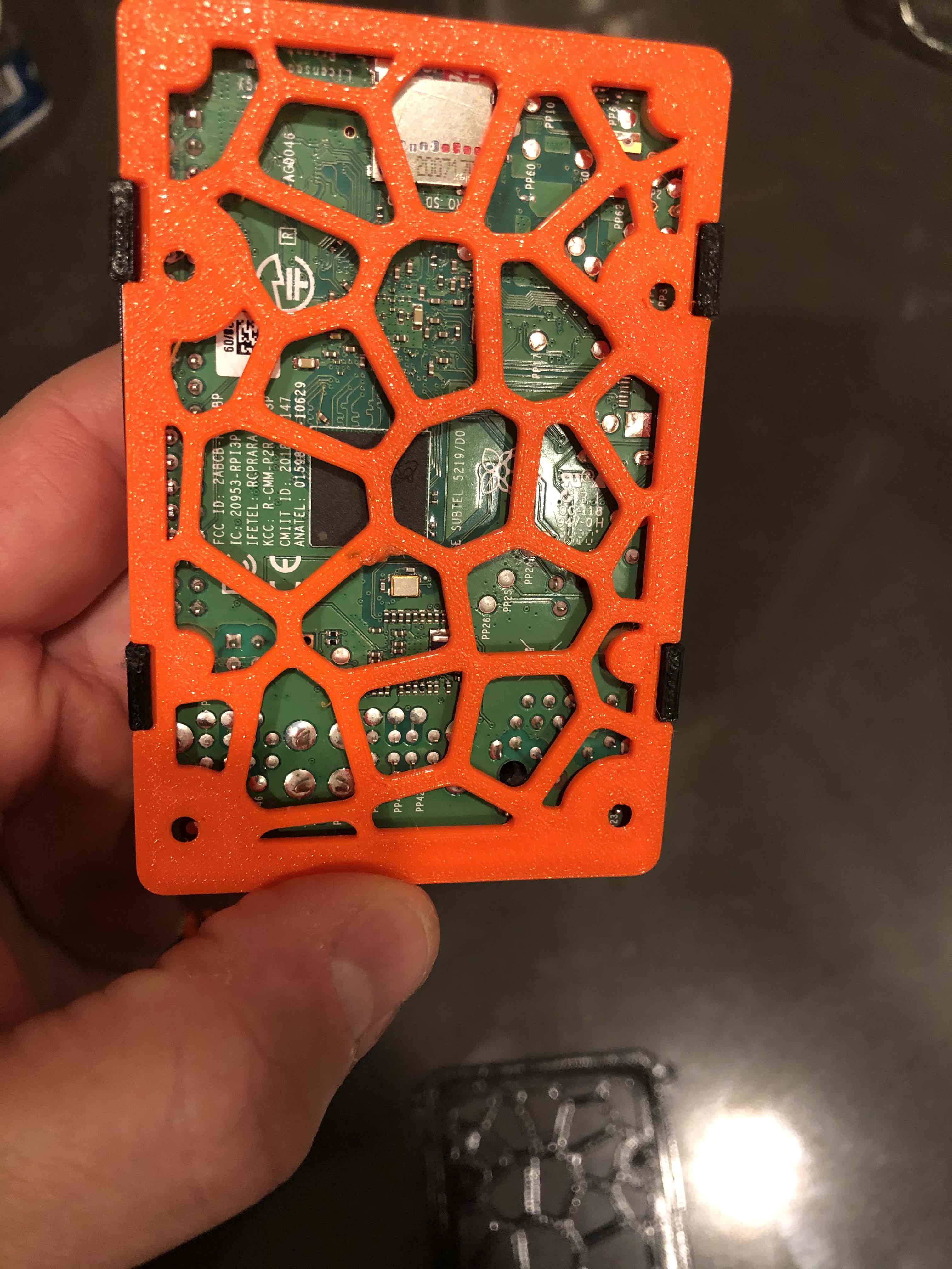 Voronoi Raspberry Pi 3B+, 2B Case (Remix) by Shawn | Download free STL ...