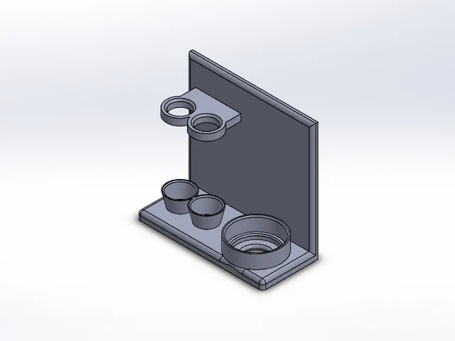 Toothbrush / Toothpaste Holder
