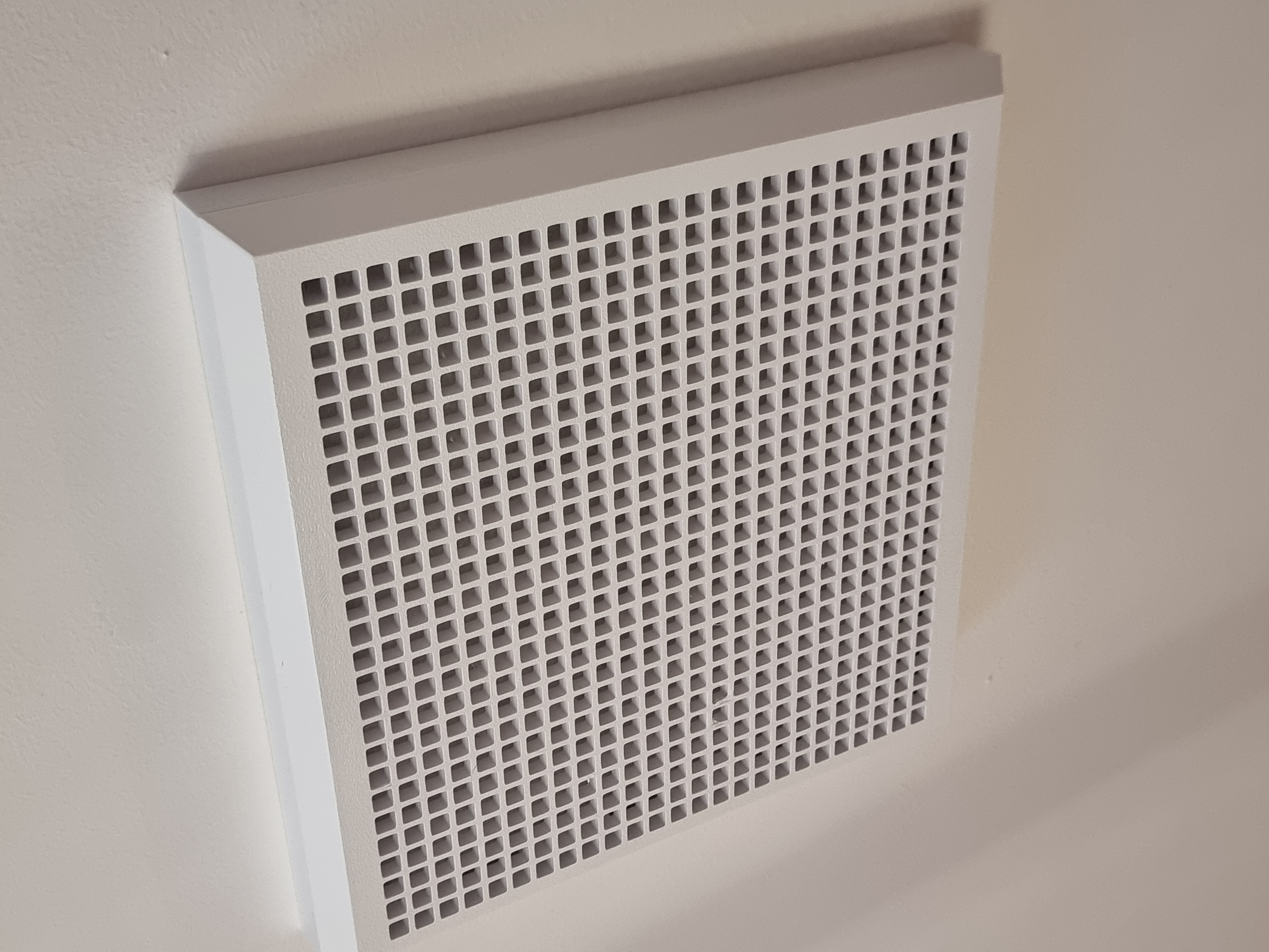 Luftfilter für Abluftdüse Wohnraumlüftung / Air filter for exhaust air nozzle living room ventilation 125mm