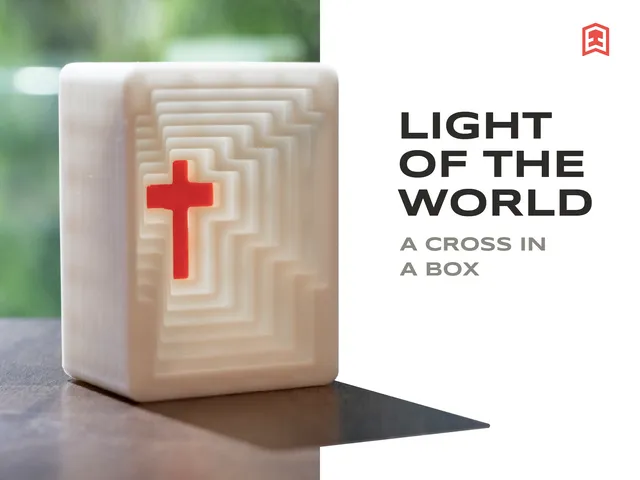 Light of the World | Cross Shadow Box