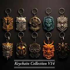 Keychain Collection V14 20 different Keychains! Follow Please!