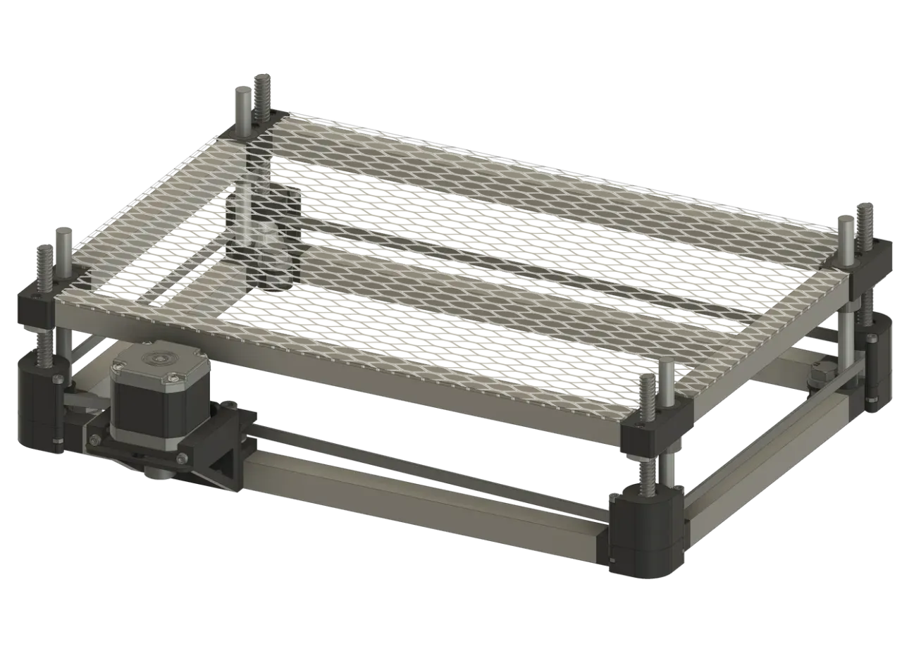 Motorized turntable by makerunit, Download free STL model