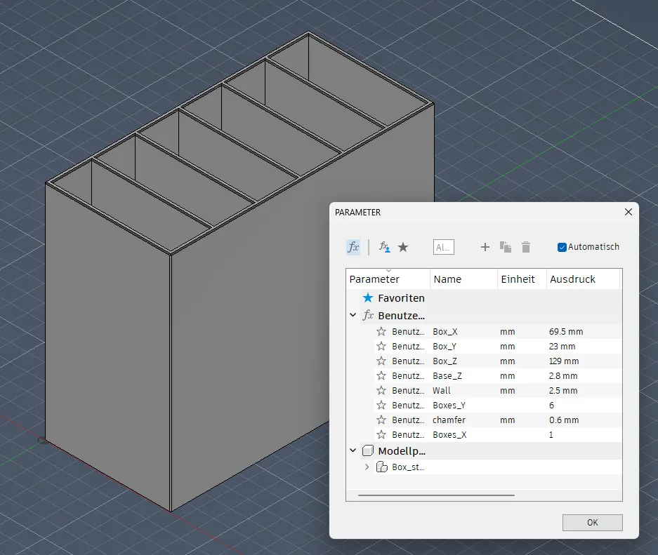 Box Organizer [parametric] by Franz, Download free STL model