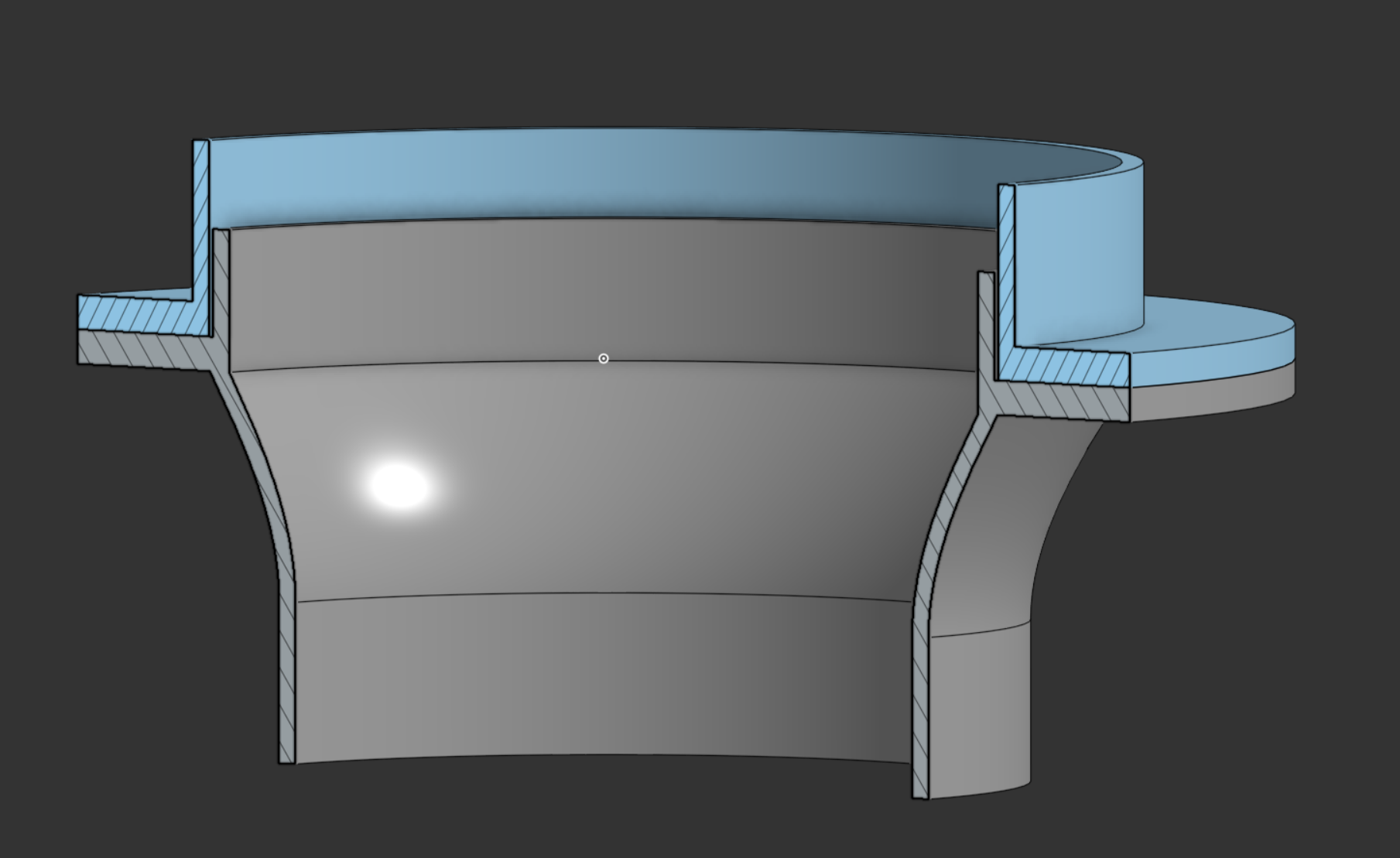 Magnetic exhaust hose coupler (parametric)