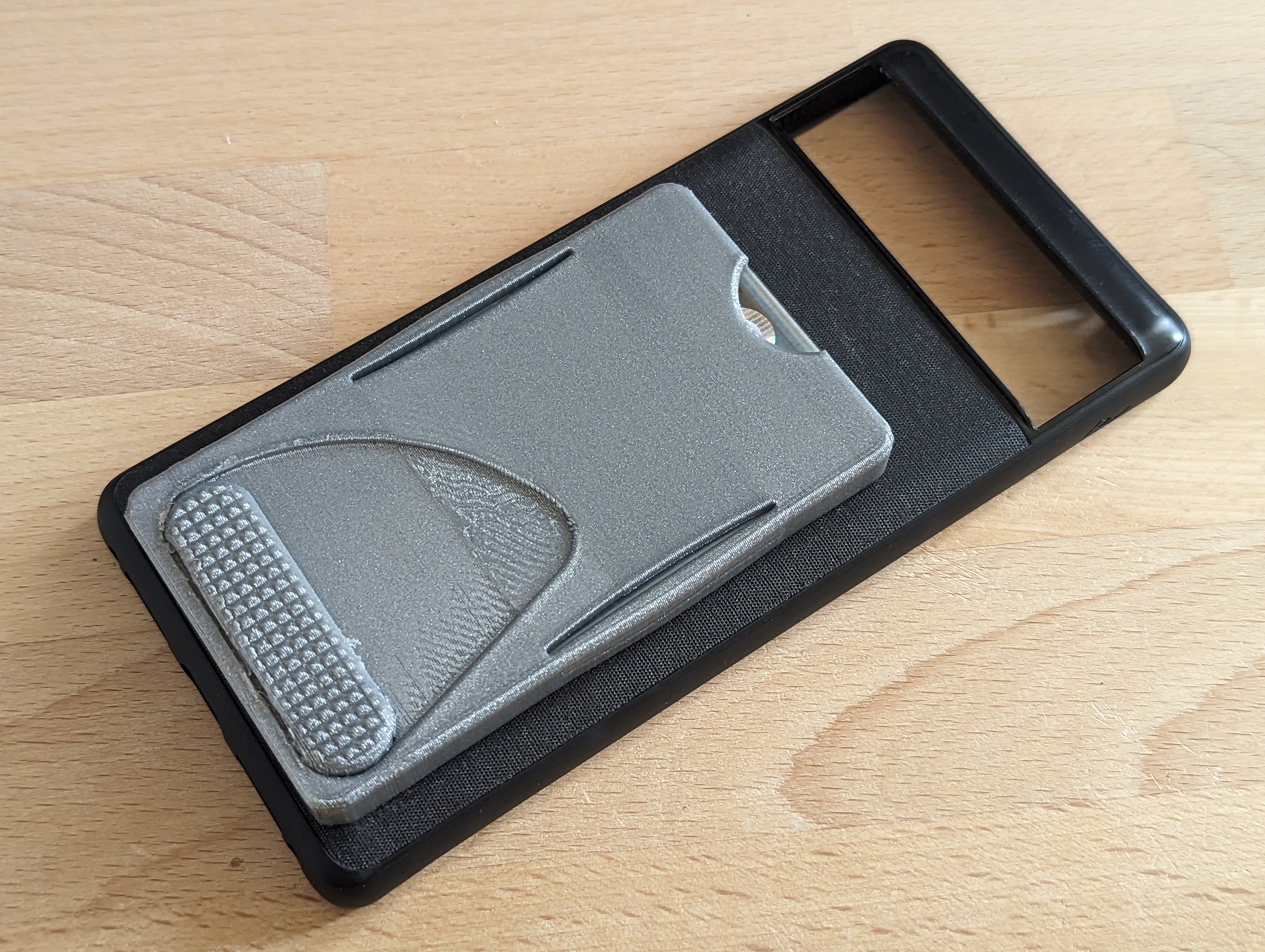 Cascade card wallet (Print-in-place) with Peak Design Anchors