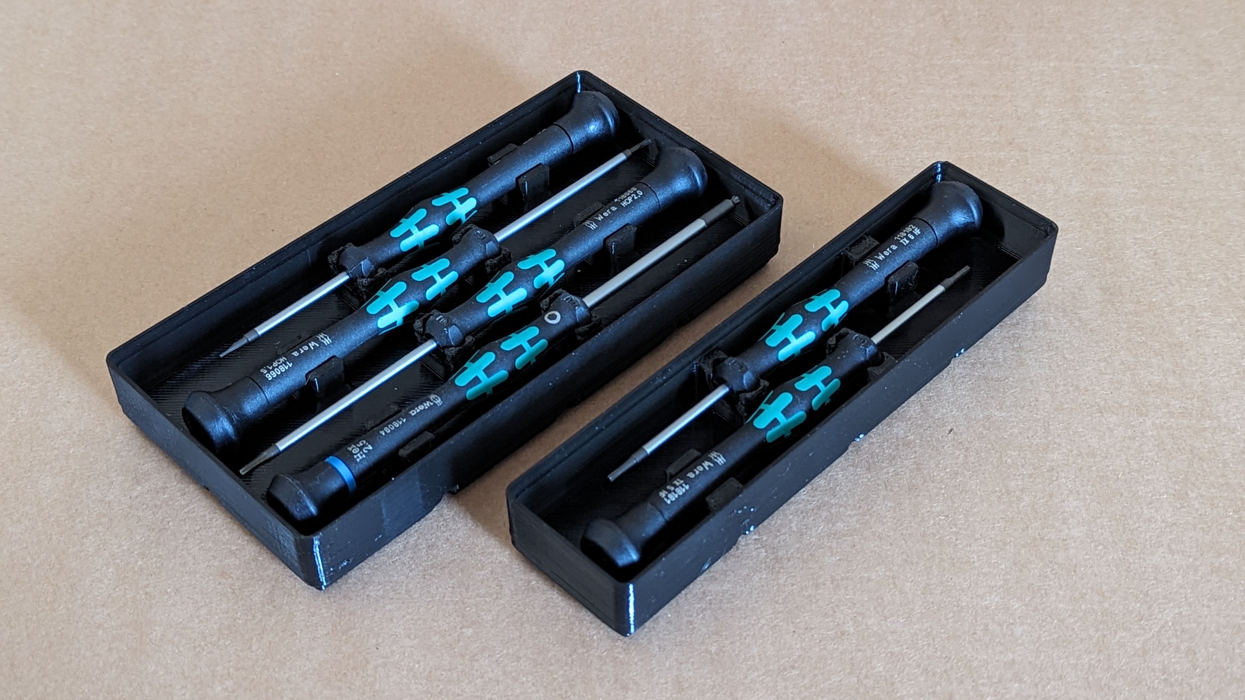 Gridfinity Wera Kraftform Micro holder 2x and 4x