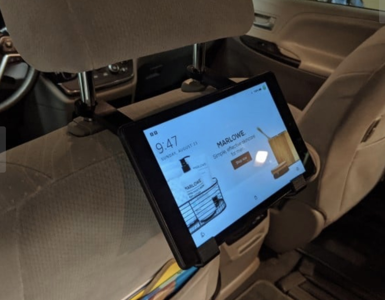 Simple Tablet Car Mount (No hardware) by CryptoCamo | Download free STL model | Printables.com