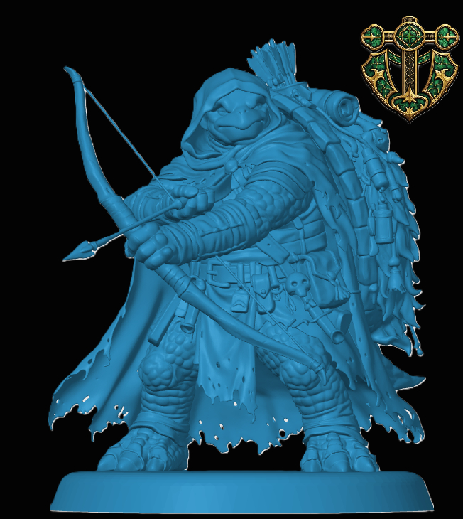 Tortle Ranger 3D model by KamikazeRed