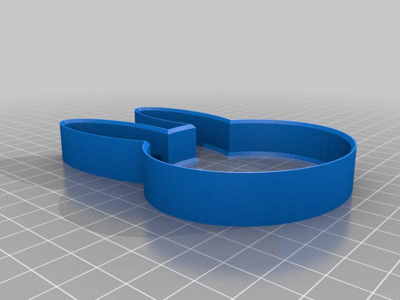 Rabbit Cookie Cutter by Carsten Download free STL model