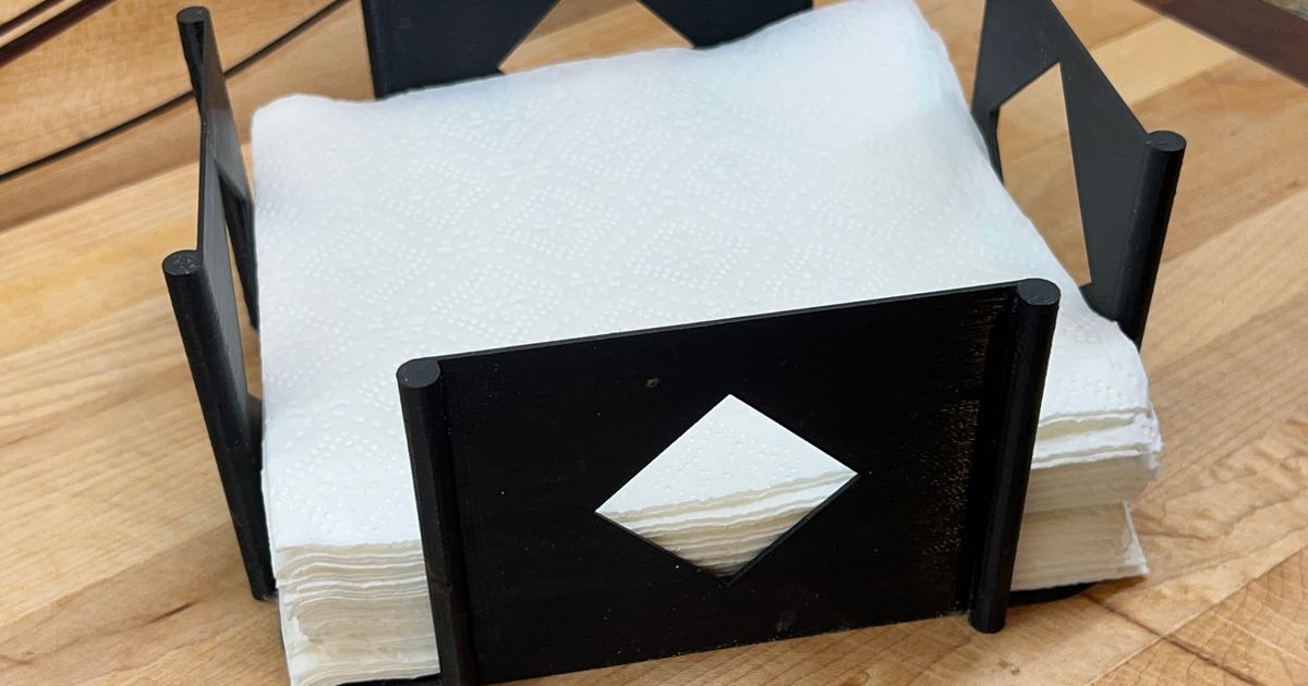Napkin Holder for Costco Kirkland Brand Napkins by QuadView Download