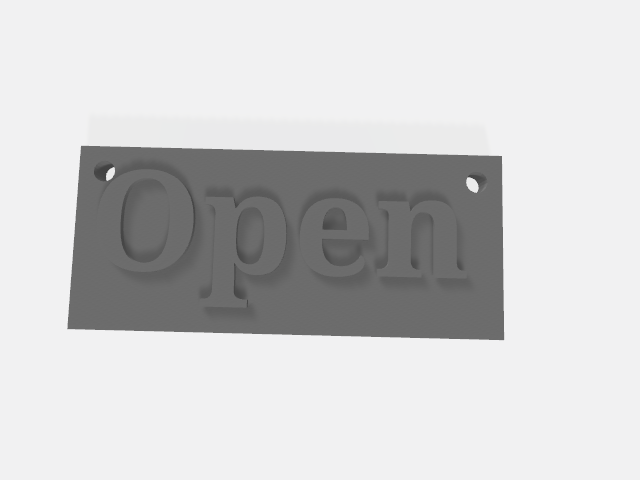 Open / Closed Sign