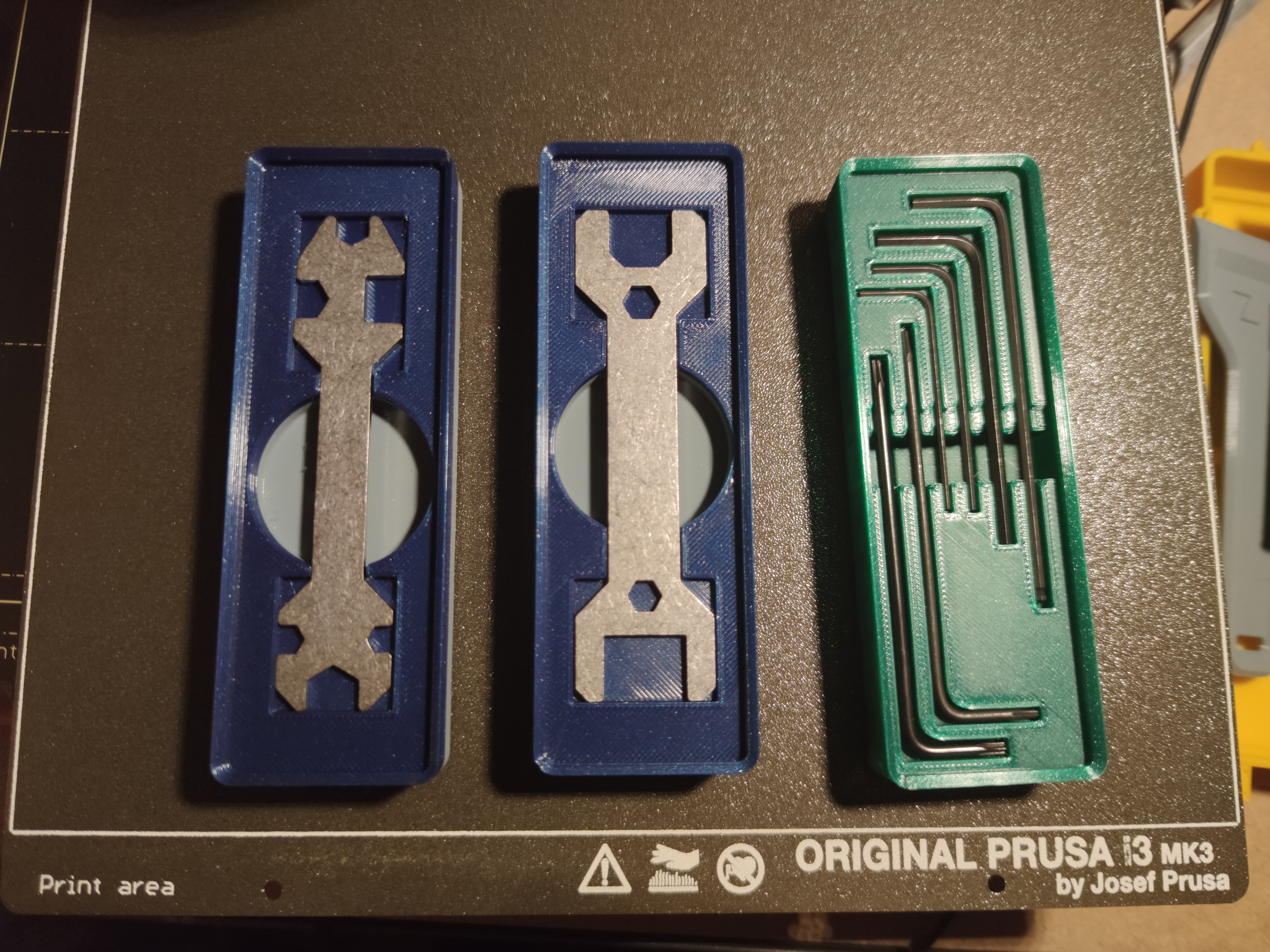 Gridfinity-Trays for MK4-Tools