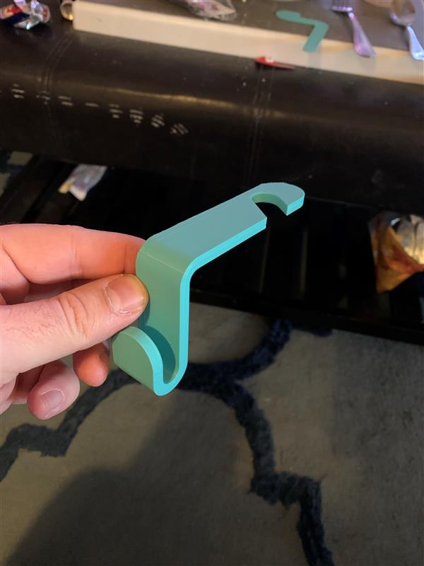 Miniatura 3 do modelo 3D Simple Car Headrest Hook