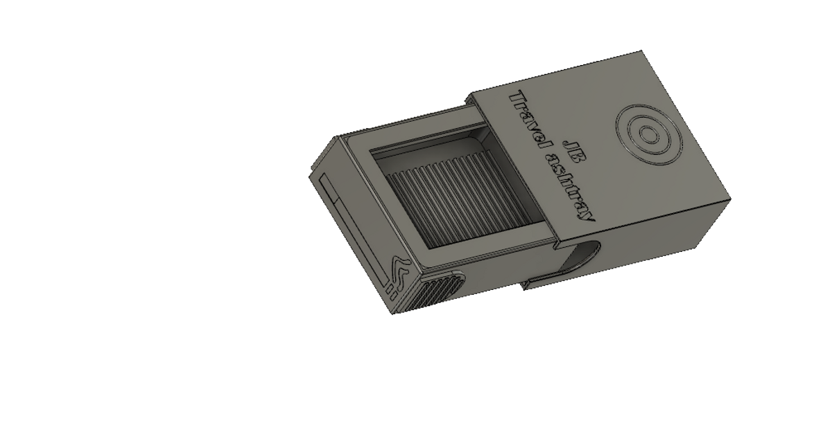 Ashtray for on the go by Dedoper Download free STL model