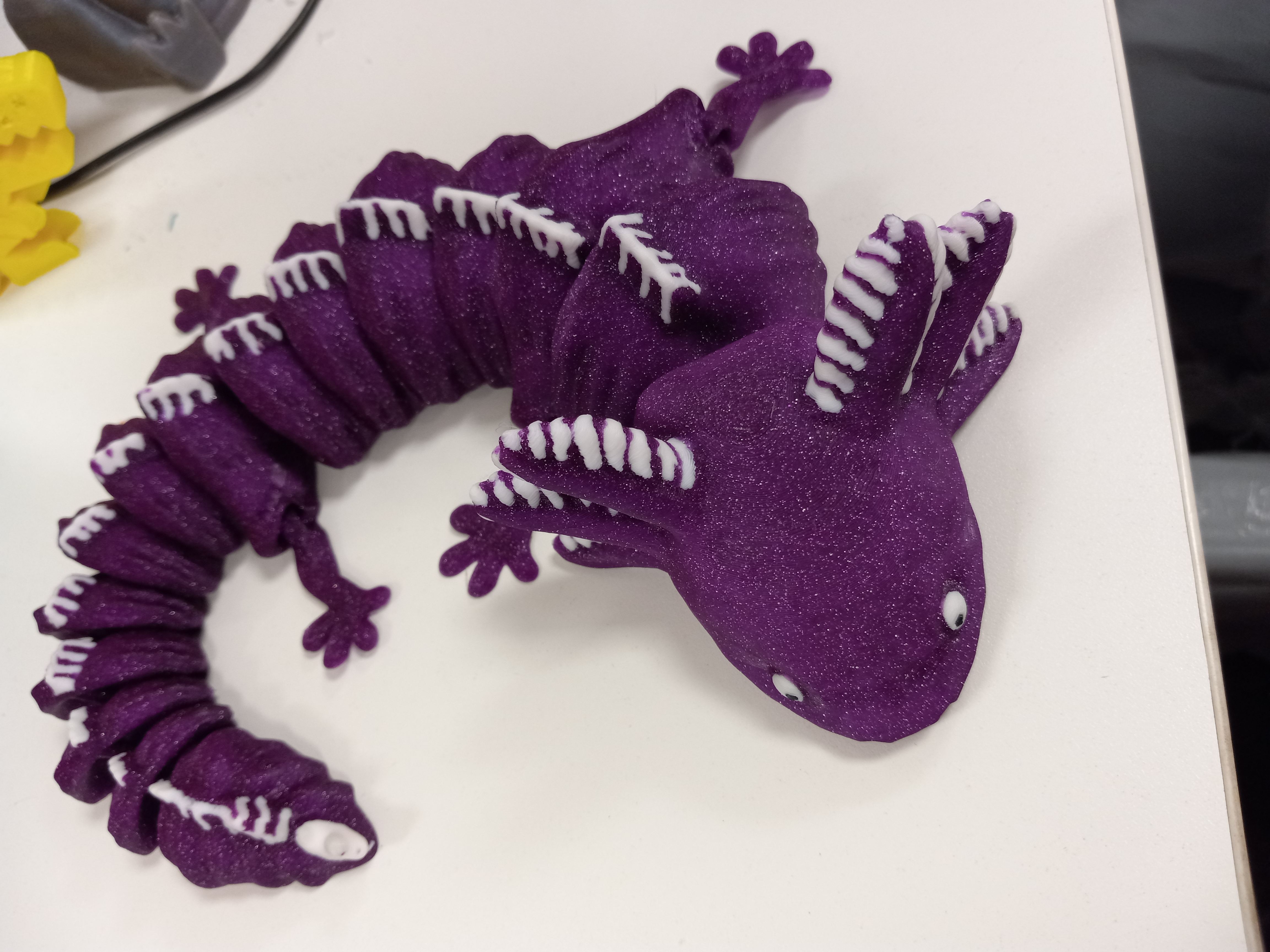Articulated Axolotl, Strengthened arm joints