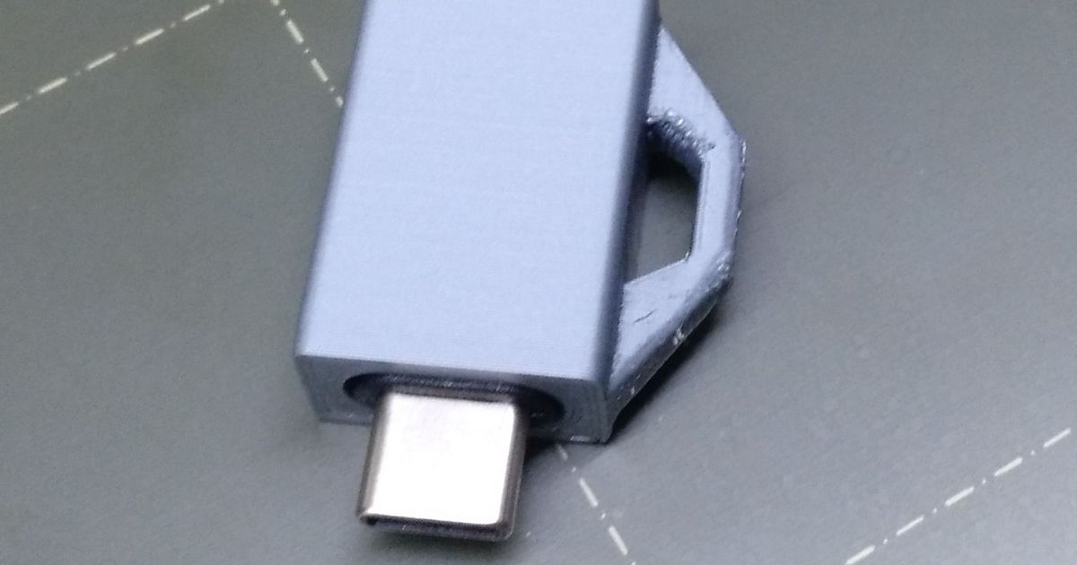 Goobay 56622 USBC to USB A adapter keychain case by Ekbn Download