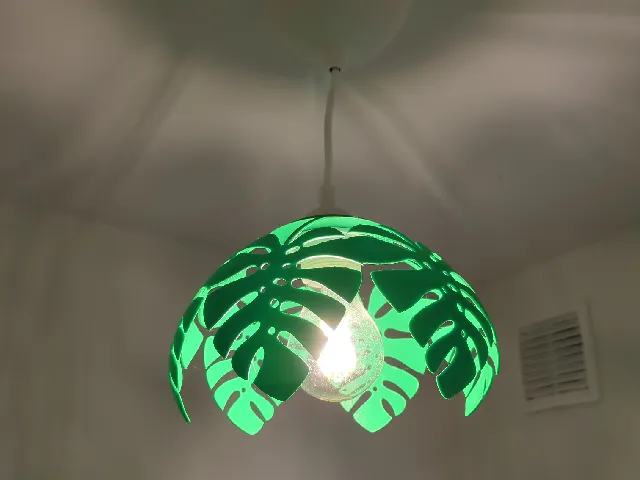 Monstera Lampshade