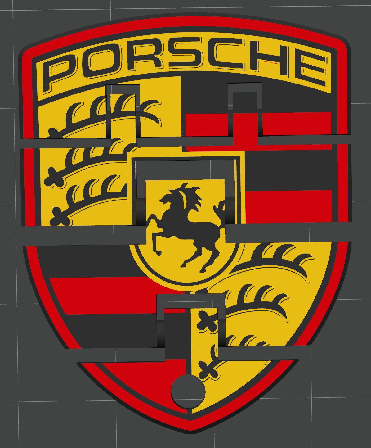 Porsche Keychain