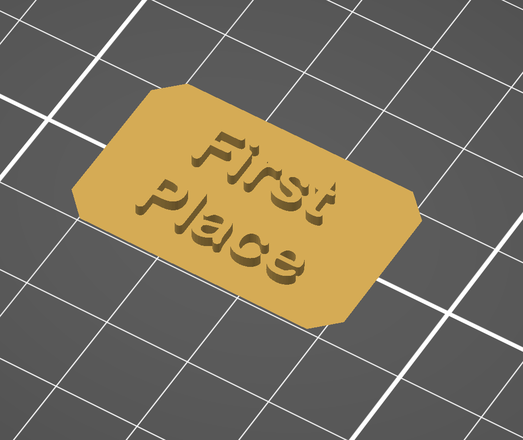 "Trophy Collection" blank trophy plate by SG Download free STL model