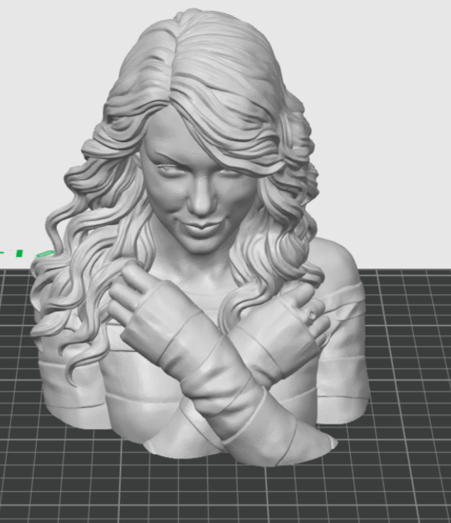 Statue / Büste von Taylor Swift (auch mit Brille)