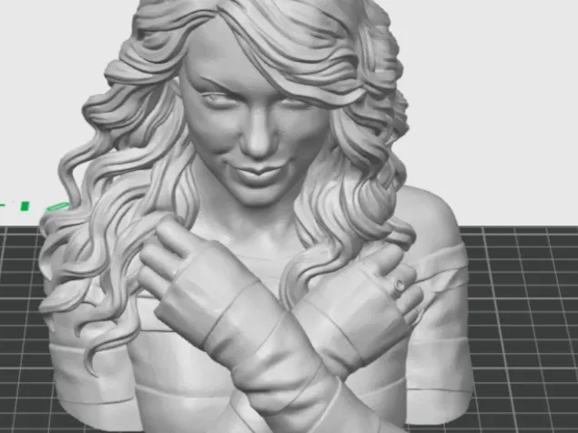 Statue / Büste von Taylor Swift (auch mit Brille)