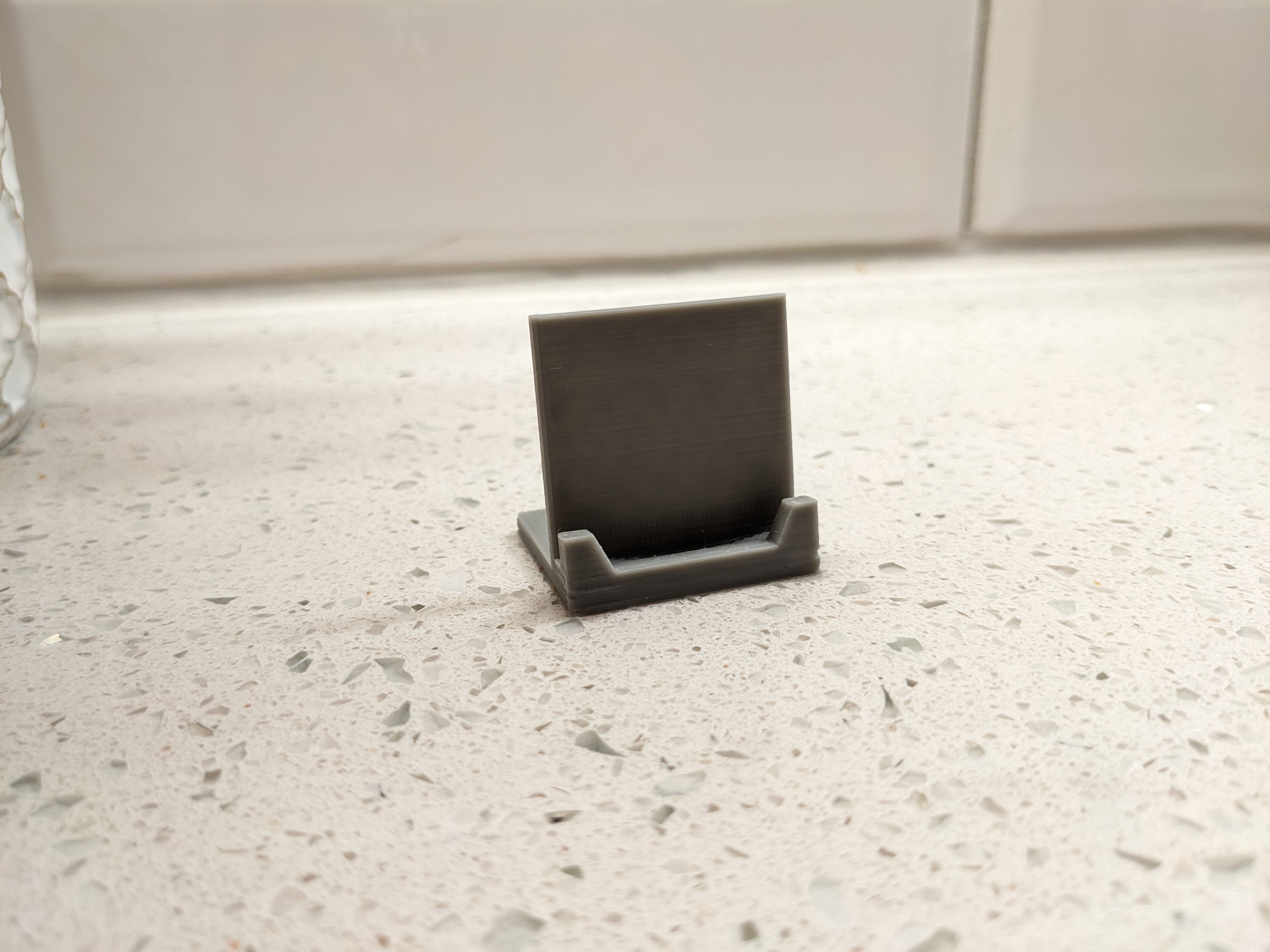 Simple, Minimalist Holder/Stand - Perfect for Thin-Faced Clocks, Business Cards, and Artwork