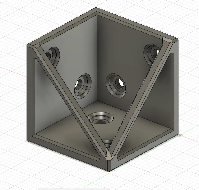 Angle Bracket for 20x20 Aluminium Profile by Miguel Ceccherini, Download  free STL model
