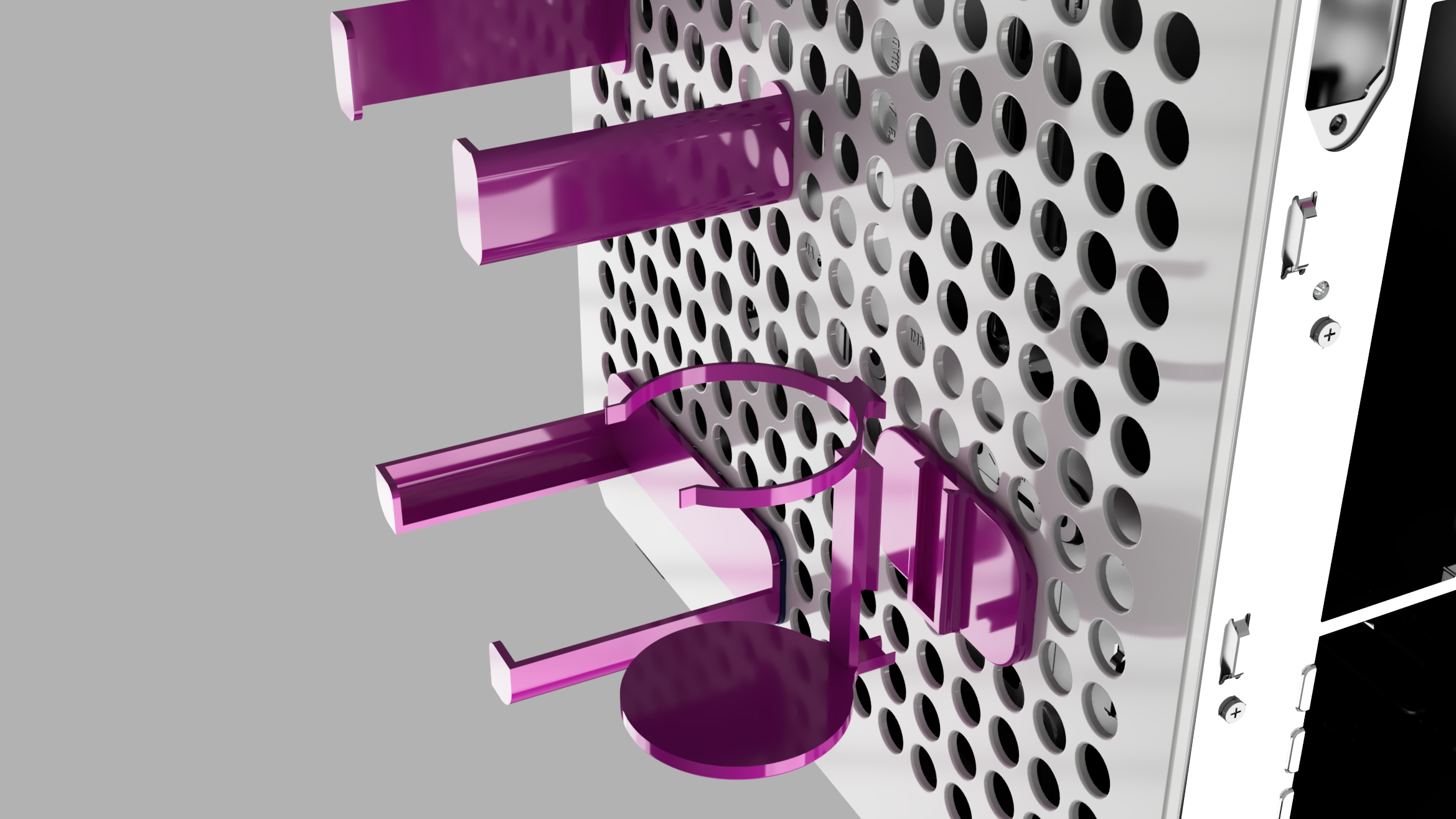 Cooler Master QUBE 500 Lubricant (ketchup) and tissue (sandpaper