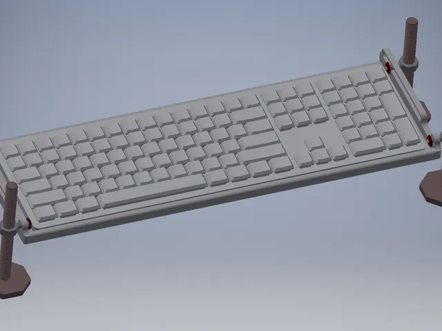 Adjustable Height Keyboard Tray