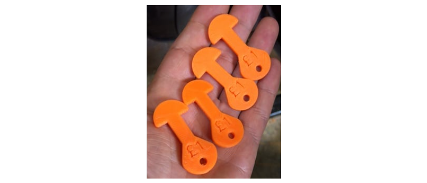 UK Removeable trolley token